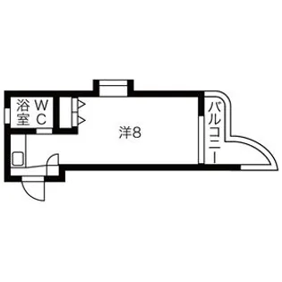 ジョイフル藤ヶ丘【208号室】の間取り