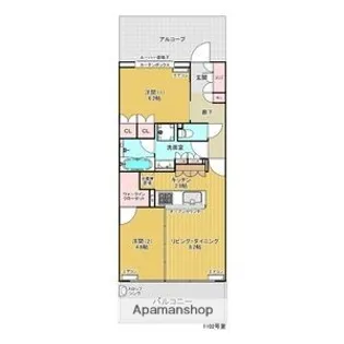 シエリア 本郷駅前【11階】の間取り