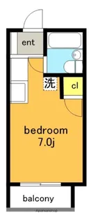 ウイング12【1階】の間取り