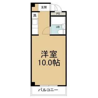 スリーアイランドビル藤ヶ丘【506号室】の間取り