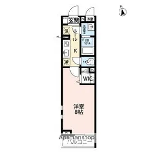 クレールパインツリー【1階】の間取り
