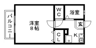 エスブルーム・アイ【2階】の間取り