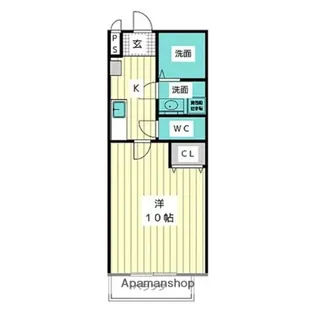 サニーハイツ上社【3階】の間取り