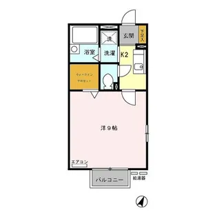 アバンサール一社【2階】の間取り