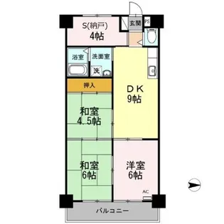 サンハイツ高針【3階】の間取り