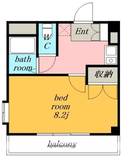 ラ・プラス上社【1階】の間取り