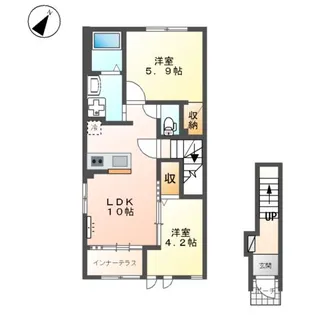 グランフォルテ【2階】の間取り