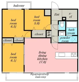 レオーノ一社【2階】の間取り