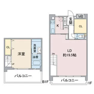 VELATO【1階】の間取り