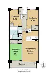 プラウド一社【2階】の間取り