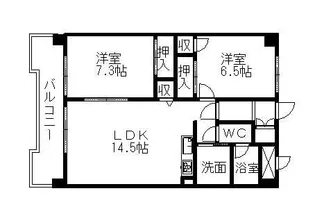 Y’S HOUSE Ⅱ【2階】の間取り