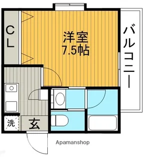 フジスター本郷マンション.【1階】の間取り