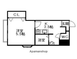 パークハウス タカシ【1階】の間取り