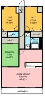 アルカディア5@【2階】の間取り