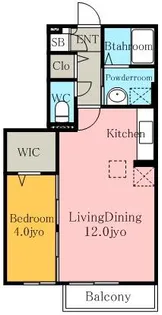 長久手 ハイツ【1階】の間取り