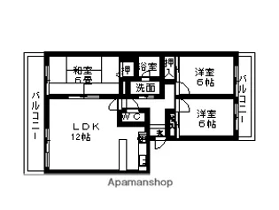 ハウゼル 一社【2階】の間取り