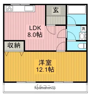 スカイル白川.【3階】の間取り