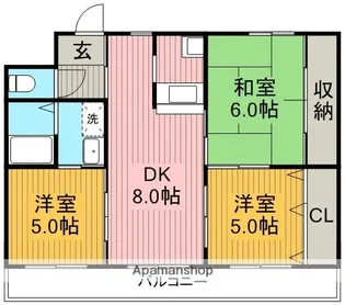 アイコート.【1階】の間取り