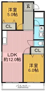 メゾン藤【3階】の間取り