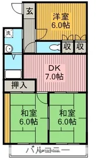 3DKの間取り画像