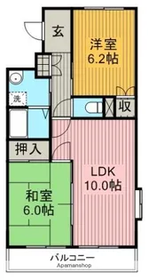 メルヴェーユK@【1階】の間取り