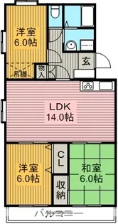一社 デューゼ【1階】の間取り