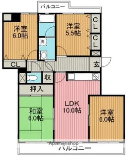ランドマーク一社.【1階】の間取り