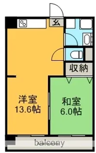 オオタビル.【4階】の間取り