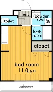 エステート竹の山.【1階】の間取り