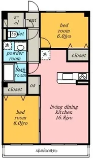 レセナデナリ.【2階】の間取り