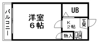 レオパレス21上社【104号室】の間取り