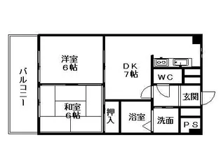 ソレイユ上社【115号室】の間取り