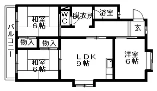 ルミナス87【301号室】の間取り