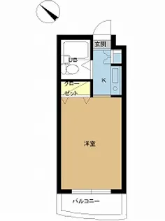 ジョイフル照ヶ丘【403号室】の間取り