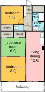 アルカディア長久手【4階】の間取り
