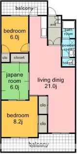 グレイス富が丘【5階】の間取り