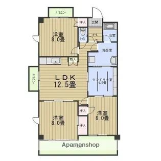 グレイス富が丘【4階】の間取り