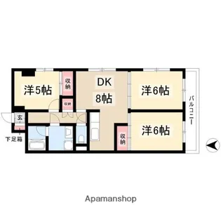 ロイヤルマンション本郷【3階】の間取り