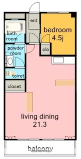 ハイツやしろ【2階】の間取り
