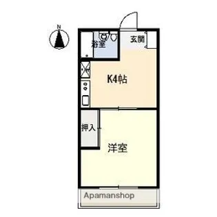 ロイヤルマンションヨコチ【1階】の間取り