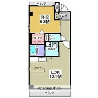 イストリア牧の原【1階】の間取り