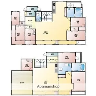 パレスM【6階】の間取り