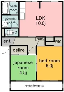 ビラ稲垣【3階】の間取り