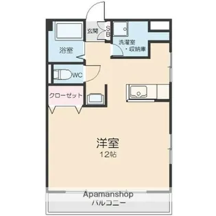 メートービル【5階】の間取り