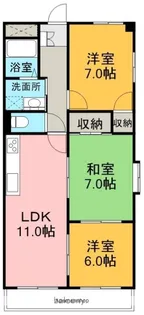 ハイムビーオールⅡ【1階】の間取り