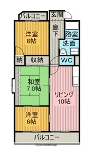 3LDKの間取り画像