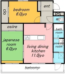 ル・レーブ貴船【2階】の間取り