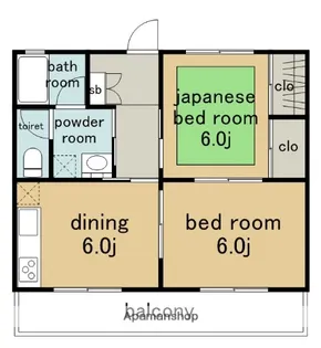 砂子乃郷【3階】の間取り