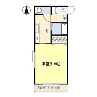 スカイコート本郷【1階】の間取り