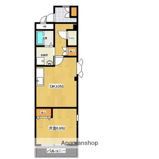 スカイブルーK【3階】の間取り